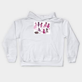 Mississippi Cat Pattern Kids Hoodie